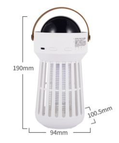 2 In 1 Electric Mosquito Killer Lamp Star Ceiling Projection Kill Mosquitoes For Outdoor And Indoor