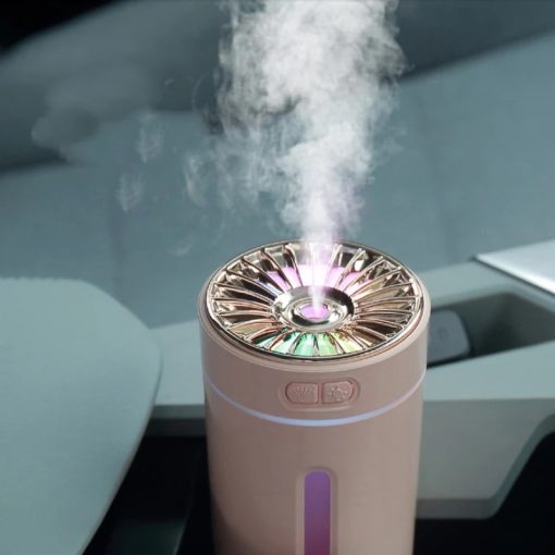 USB Wireless Air Humidifier – Ultrasonic, Colorful Lights, Quiet, Rechargeable Mist Maker for Car & Home TurboTech Co 6