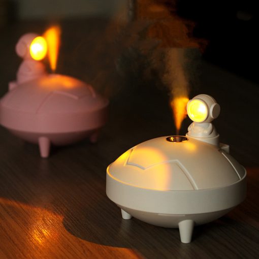 360° Rotating Astronaut Lamp & Humidifier – USB, 2 Spray Modes, Sunset Projector TurboTech Co