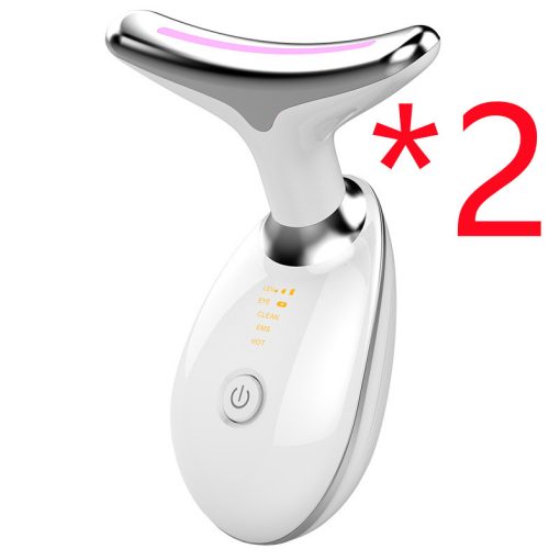 EMS Thermal Electric Microcurrent Wrinkle Remover Neck Lifting And Tighten Massager LED Photon Face Beauty Device TurboTech Co 8