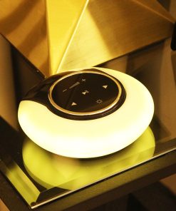 Creative Bluetooth Subwoofer Desk Lamp Stereo Speaker LED Stepless Dimming Folding Touch Atmosphere Night Light