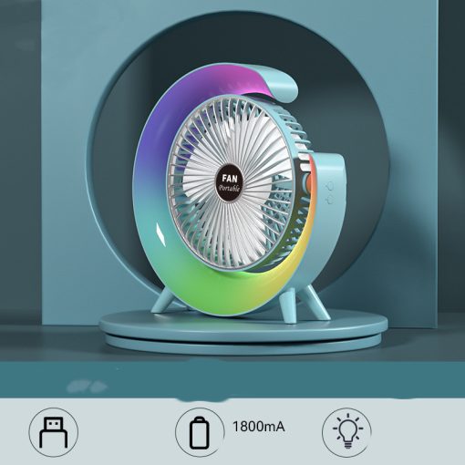 Portable Silent Cooling Fan Air Cooler USB Mini Charging Fan Handheld Desktop Fan Office Bedroom TurboTech Co 4