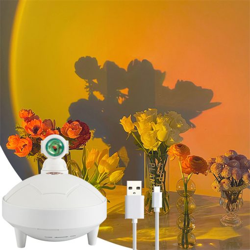 360° Rotating Astronaut Lamp & Humidifier – USB, 2 Spray Modes, Sunset Projector TurboTech Co 9