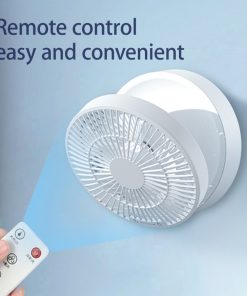 Portable Electric Folding Fan Remote Control Rechargeable Ceiling Usb Night Light Air Cooler Home and Office appliance