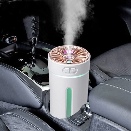 USB Wireless Air Humidifier – Ultrasonic, Colorful Lights, Quiet, Rechargeable Mist Maker for Car & Home TurboTech Co 10