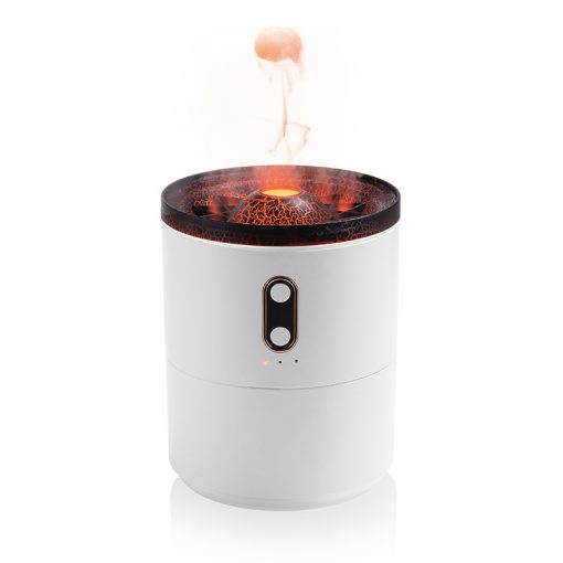 USB Portable Oil Diffuser Volcanic Flame Aroma Jellyfish Air Humidifier Night Light Lamp Fragrance TurboTech Co 9