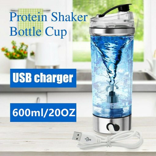 Electric Protein Shake Stirrer Coffee Blender Kettle Sports And Fitness Charging Electric Shaker Cup (Rechargeable USB) TurboTech Co 4