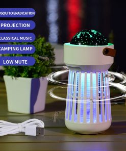 2 In 1 Electric Mosquito Killer Lamp Star Ceiling Projection Kill Mosquitoes For Outdoor And Indoor TurboTech Co