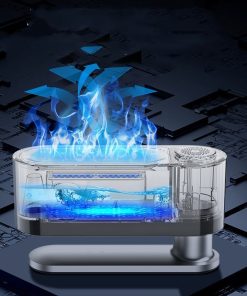 Flame Aromatherapy Humidifier Water Air Purifier With High Mist Volume