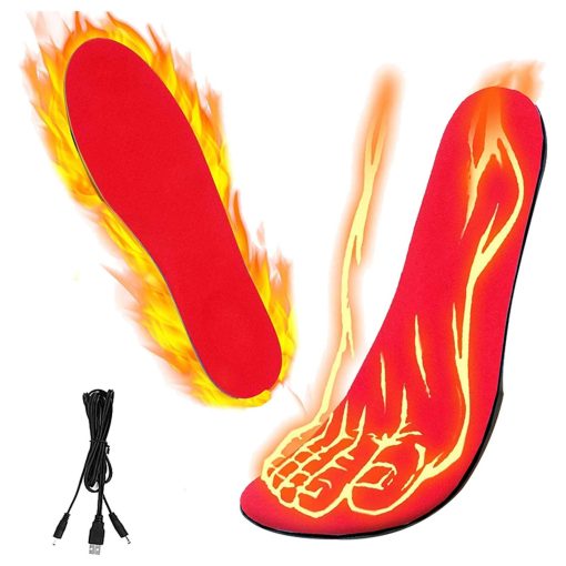 USB Heating Insoles Pad Feet Heated Shoes Heater Can Be Cut Winter Warmers For Boots Sneaker Shoes TurboTech Co 2