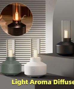 Retro Light Aroma Diffuser Essential Oil LED Light Filament Night Light  Air Humidifier For Home TurboTech Co 2