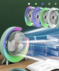 Portable Silent Cooling Fan Air Cooler USB Mini Charging Fan Handheld Desktop Fan Office Bedroom TurboTech Co