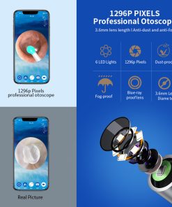 Wireless Endoscope Ear Cleaning Kit Otoscope Ear Wax Removal Tool With Camera LED Light For I-phone