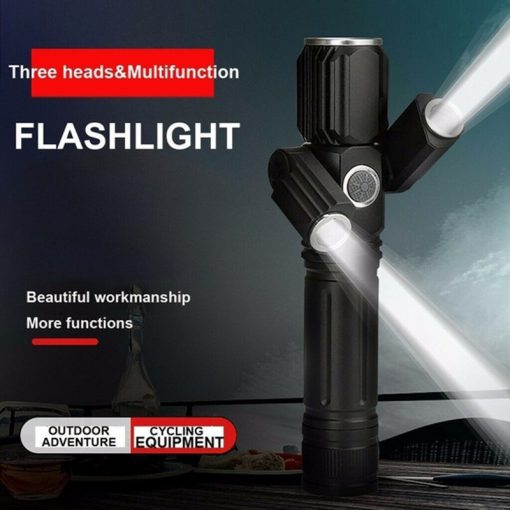 Outdoor Flashlight Nightlight Multi-Functional 360-degree rotation Auxiliary Light With Adjustable Bracket TurboTech Co 4