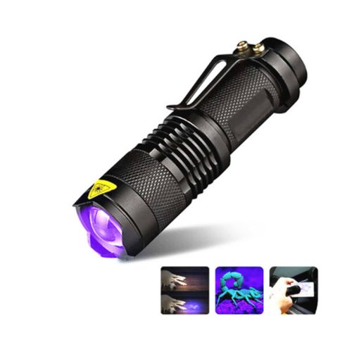 Flashlight LED UV Detection Light 395nm 365nm TurboTech Co