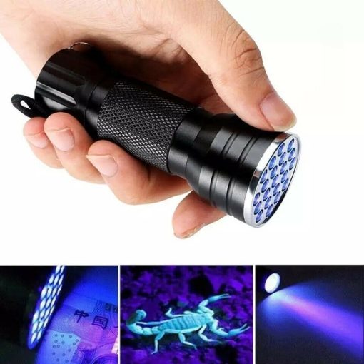 Multifunctional Flashlight Detector UV LED purple Light TurboTech Co 5