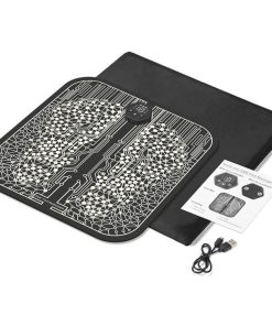 EMS Foot Massager Mat - Electric TENS Acupuncture for Pain Relief & Blood Circulation