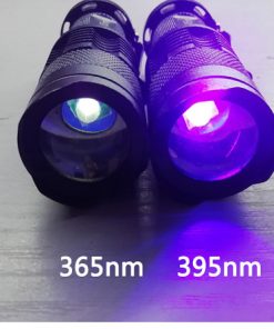 Flashlight LED UV Detection Light 395nm 365nm