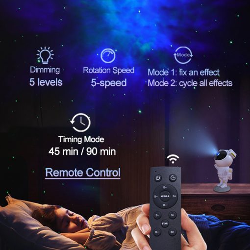 Galaxy Astronaut Star Projector – Starry Night Light for Bedroom & Home Decor TurboTech Co 5