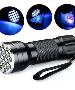 Multifunctional Flashlight Detector UV LED purple Light