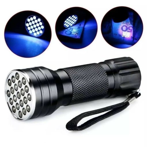 Multifunctional Flashlight Detector UV LED purple Light TurboTech Co 4