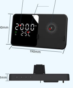 Digital Clock Wireless Charger Multifunctional Charging Dock Station