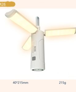 Outdoor LED Lamp Folding Light Emergency Flashlight Camping Lights Type-C USB Function