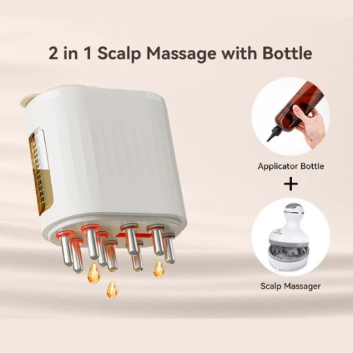 2 In 1 Electric Scalp Massager And Applicator Hair Oil Scalp Applicator Brush For Hair Treatment Growth TurboTech Co 2