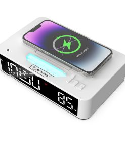 Smart Touch Wireless Charging Alarm Clock Mobile Charger Device