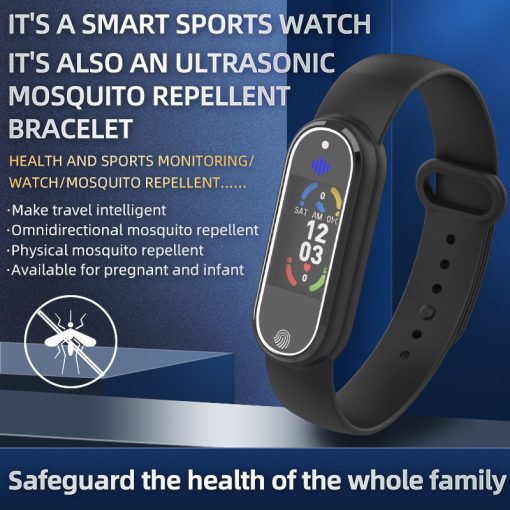 Mosquito Repellent Bracelet Ultrasonic Insect Wristband Watch Portable Repeller Electronic Bracelet Anti Mosquito TurboTech Co 6