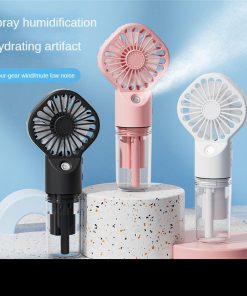 Power Spray Humidifier Small Fan Air Diffuser Usb Charging Portable Fan Refreshing  Water Cooling Device TurboTech Co 2