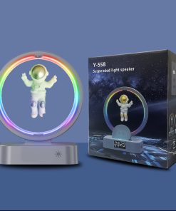 Magnetic Levitation Bluetooth Speaker Astronaut Home RGB Mini Radio TWS Sound Box Outdoor Wireless Subwoofer TF AUX USB