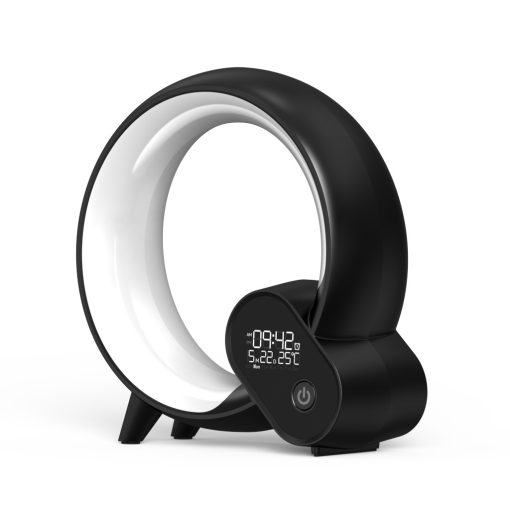 Led Light Alarm Clock Bluetooth Speaker Analog Digital Display Lamp  RGB Atmosphere Nightlight TurboTech Co 4