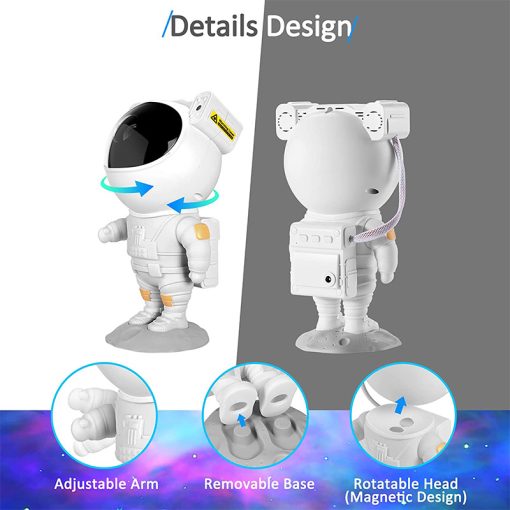 Galaxy Astronaut Star Projector – Starry Night Light for Bedroom & Home Decor TurboTech Co 10