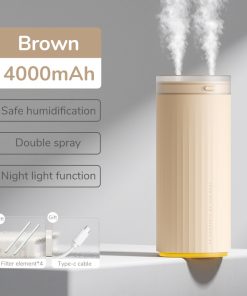 Air Humidifiers Desk Night Light Silent Electric Aroma Diffuser