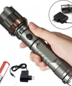 T6 flashlight T6 zoom rechargeable Light Torch Outdoor Camping Tool TurboTech Co