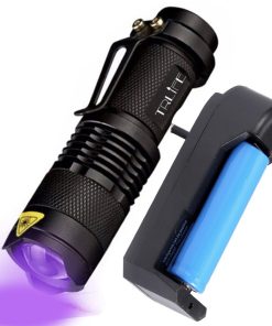 Flashlight LED UV Detection Light 395nm 365nm TurboTech Co 2