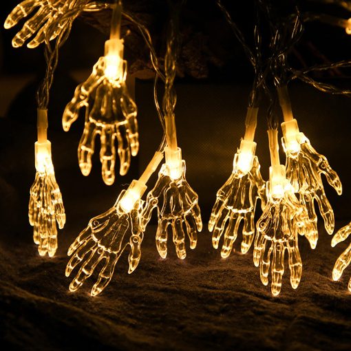 Halloween Decoration Hand Light String Party Skeleton Hand Skeleton Small Colored Light For Home TurboTech Co 3
