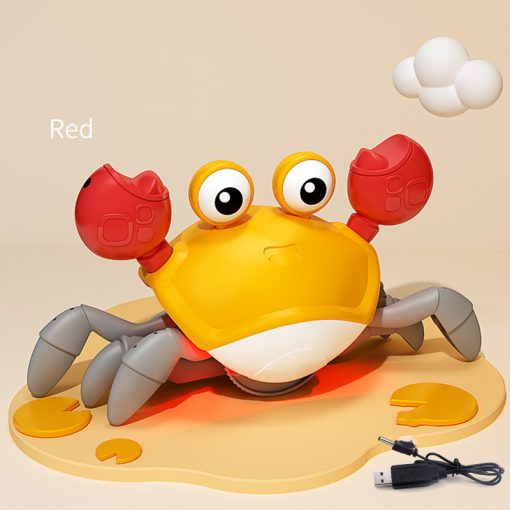 Induction Escape Crab Rechargeable Electric Pet Musical Toys Children’S Toys Birthday Gifts Interactive Toys Learn To Climb Toys TurboTech Co 9