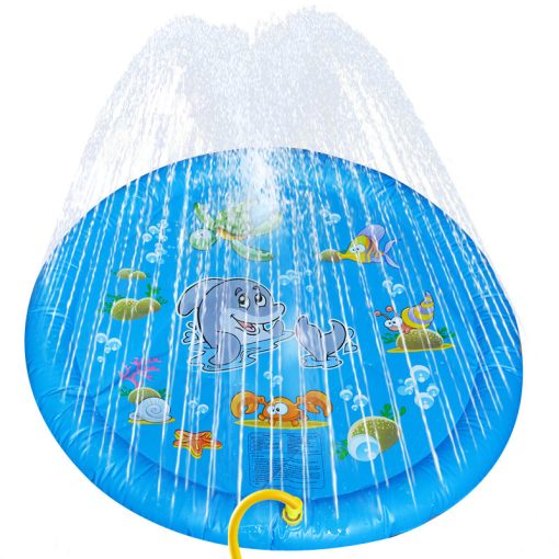Kids & Pet Splash Pad – Non-Slip, Outdoor Water Play Mat & Fountain TurboTech Co 8