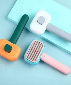 New Pet Cat Dog Hair Brush Hair Massage Comb Open-Knot Brush Grooming Cleaning Tool Stainless Steel Comb TurboTech Co 2