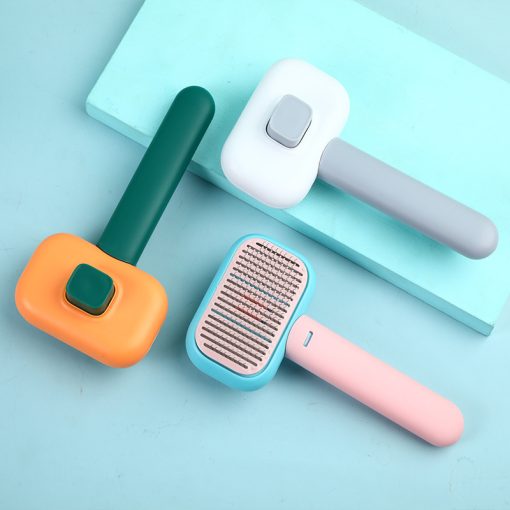New Pet Cat Dog Hair Brush Hair Massage Comb Open-Knot Brush Grooming Cleaning Tool Stainless Steel Comb TurboTech Co 2
