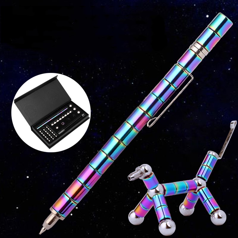 Pen, Practical Fidget Pen With LED Light For Lighting For Writing