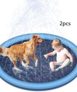 Kids & Pet Splash Pad - Non-Slip, Outdoor Water Play Mat & Fountain