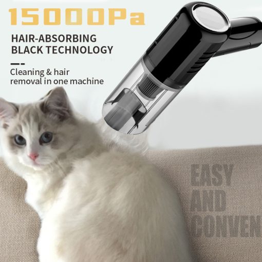 Pet Hair Suction Dry And Wet Car Vacuum Cleaner Handheld Dogs/ Cat Dual-use Hair Removal Device TurboTech Co