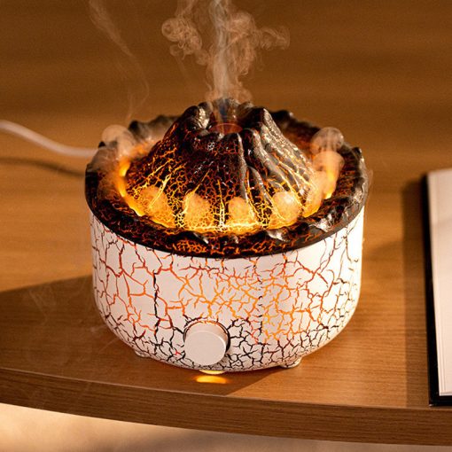New Creative Volcano Humidifier Aromatherapy Machine Spray Jellyfish Air Flame Humidifier Diffuser TurboTech Co 4