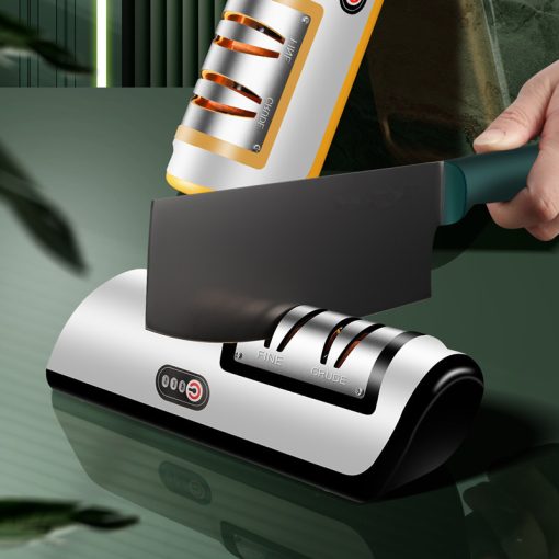 USB Electric Knife Sharpener: Fast, Rechargeable & Adjustable for Knives & Scissors TurboTech Co 2
