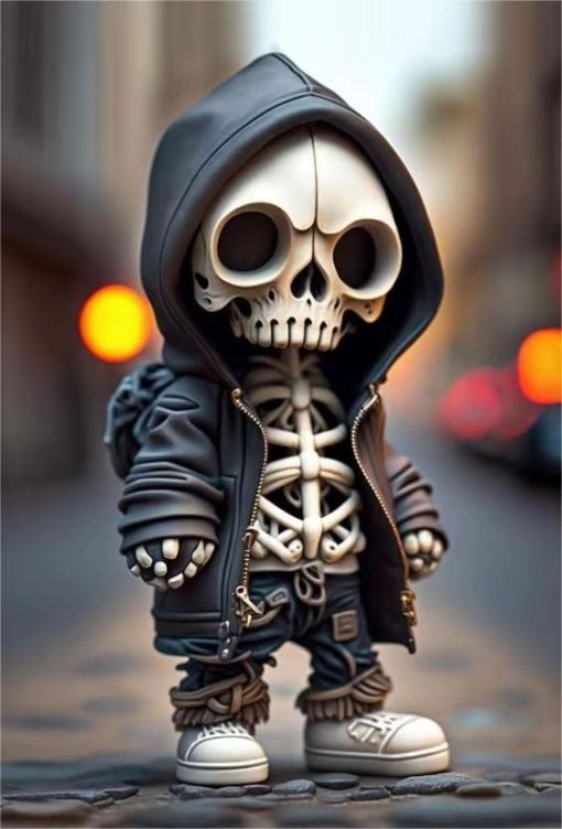 Halloween Cool Skeleton Figurines Halloween Skeleton Doll Resin Ornament Home Decor TurboTech Co 2