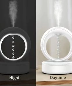 Anti-gravity Air Humidifier Mute Countercurrent Humidifier Levitating Water Drops Fogger Electric Humidifiers TurboTech Co 2