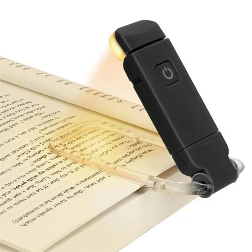 LED USB Rechargeable Book Reading Light Brightness Adjustable Eye Protection Clip Book Light Portable Bookmark Read Light TurboTech Co 9
